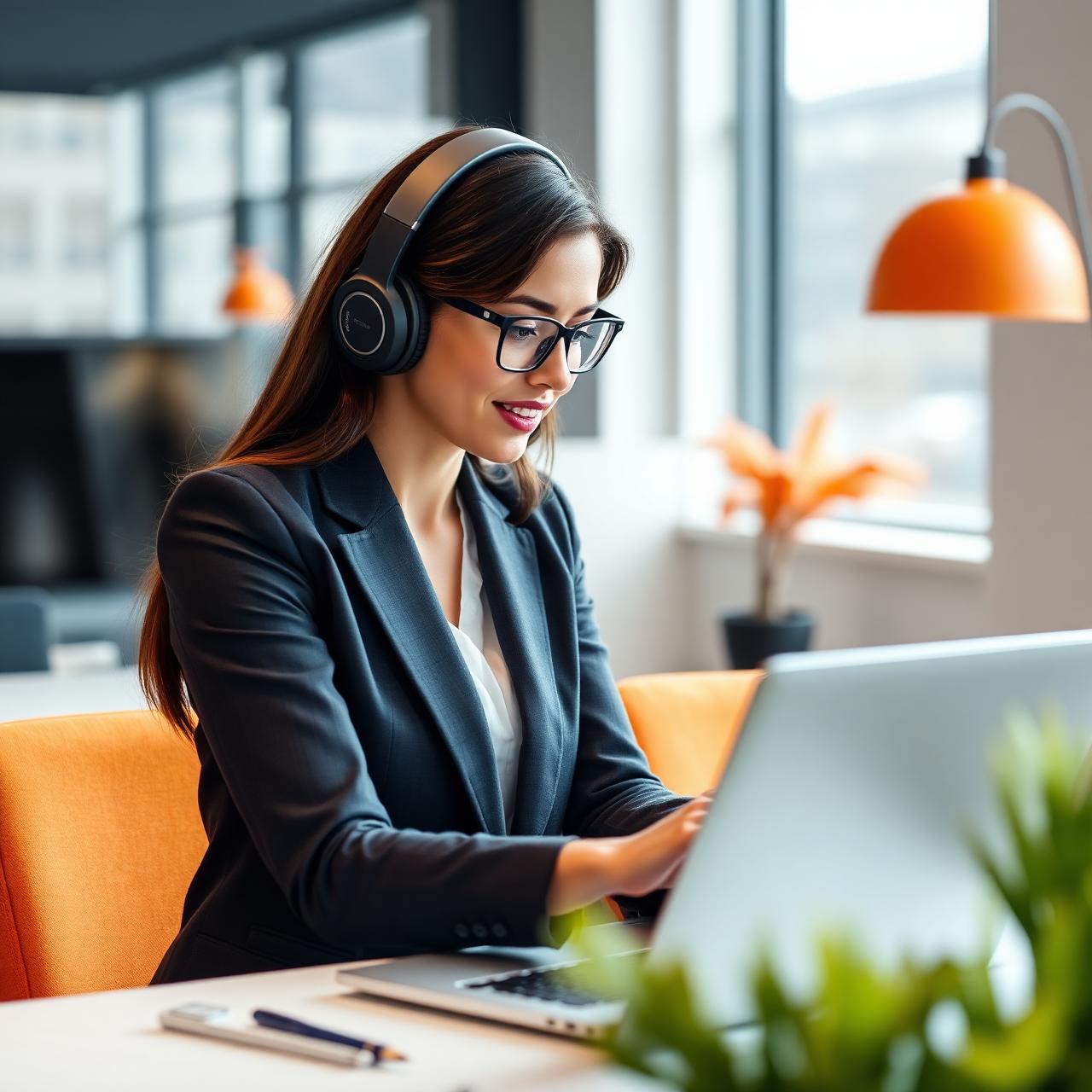 Apprenante en formation en ligne